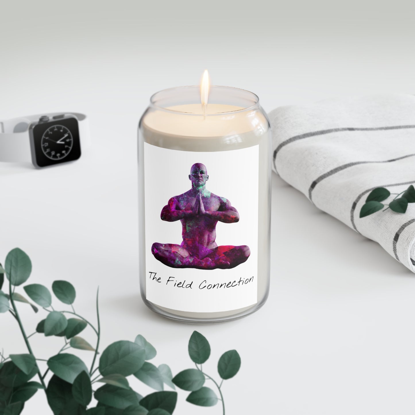 Meditation Scented Candle - The Field Connection, 13.75oz for Relaxation and Mindfulness