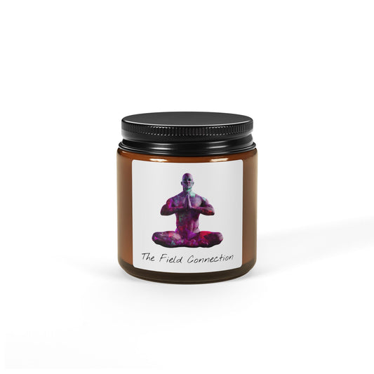 Scented Soy Candle (Multi-Size, Amber Jar)